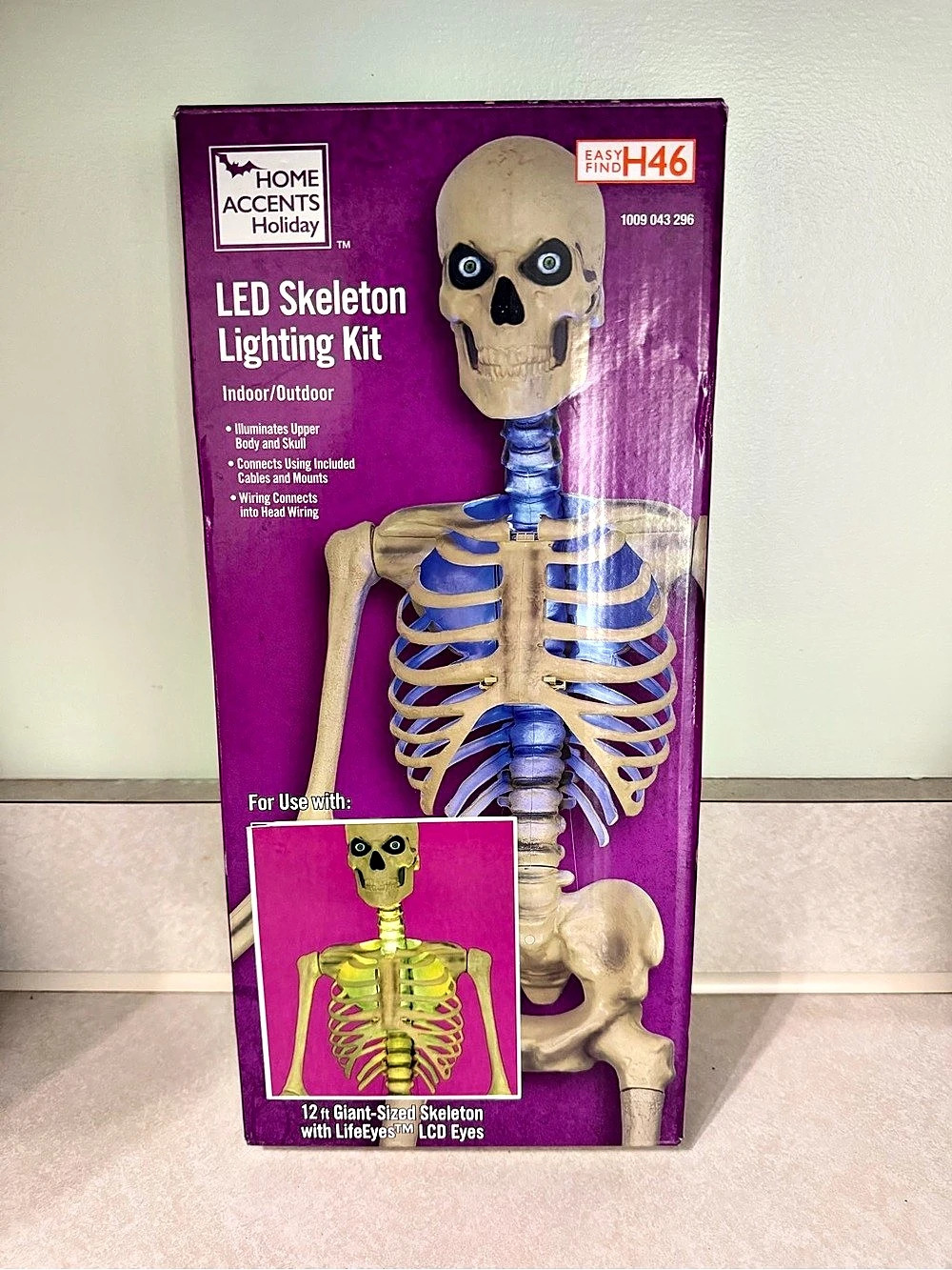 Home Accents Holiday LED Skeleton Lighting Kit Purple